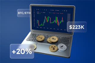 Visualization of AI automated trading system technology on Clear Growstakery
